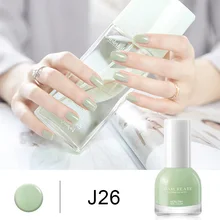 Очищаемый лак для ногтей, нетоксичный, экологичный, легко снимается, быстросохнущий, на водной основе, лак для ногтей, чистый цвет, художественный лак, украшение