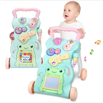 

Baby Multi-functional Walker 0-2 Year Safety Anti-Flip Anti-O Type Leg Cute Music Cart Infant Walker Fashion Bebe Learn Walk Toy