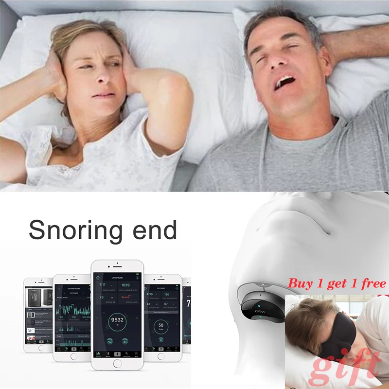  Easeful Snore stopper Anti Snore Prevents Smart Anti-Snoring Muscle Stimulator Sleep Snoring Soluti - 32993808202