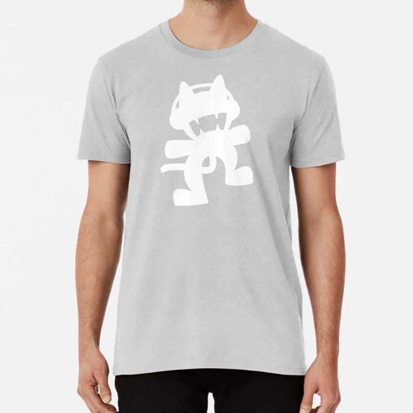 MonsterCat футболка monster cat monstercat audiophile dj deejay edm alone - Цвет: Серый