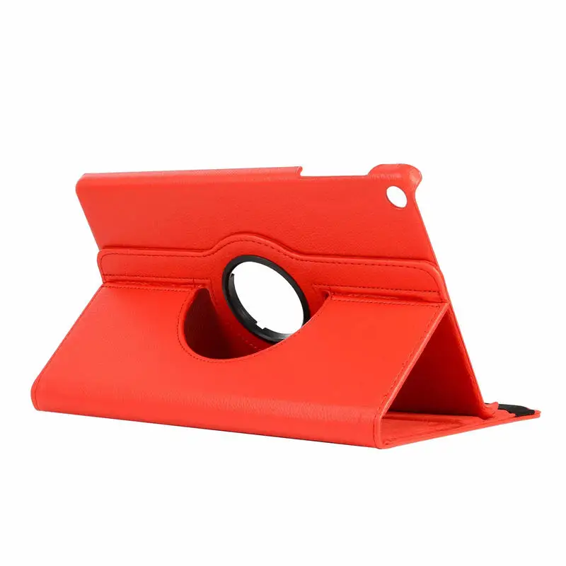 Red 360 градусов вращающийся Folio Stand кожаный чехол для Samsung Galaxy Tab A 10,1 T510 T515 SM-T515 SM-T510 10,1 дюймов планшеты - Цвет: Red