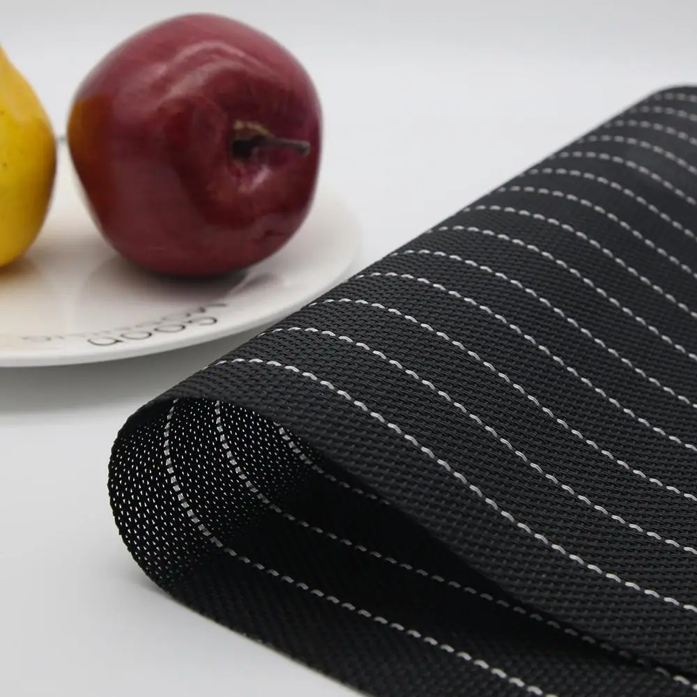  YokiSTG PVC Placemat For Table Pad Drink Wine Cup Coasters Bamboo Placemat Dining Tableware Mat Kit