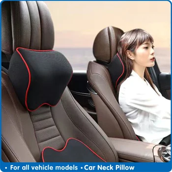 

Car Seat pillow Universal Memory Head Rest Automobile Headrest Pillow Travel Neck Cushion Support Holder For Car Neck Pillow