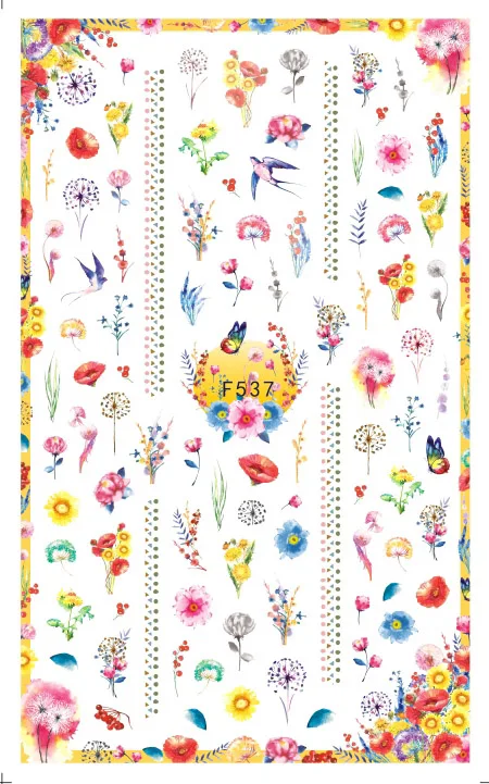 3D наклейки для ногтей, слайдер для ногтей, художественные наклейки для тату, фольга, Эйфелева башня, дизайн велосипеда, украшения, клеящиеся кончики для маникюра, Pegatina, обертывания - Цвет: Синий