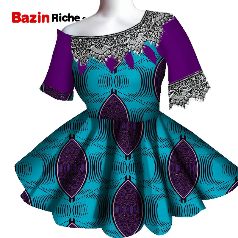 Африканские Женские топы и блузки с коротким рукавом элегантные офисные женские рубашки с принтом плюс размер Блузка африканская одежда WYB5125