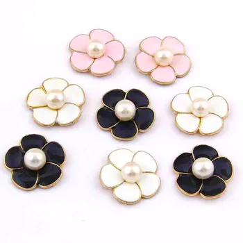 

10pcs enamel sakura charm for jewelry making fashion charm earring pendant enamel flower charms