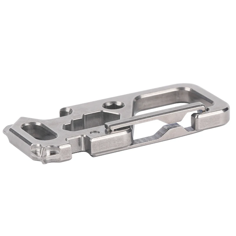 

Rover Camel Titanium Multi Survival Tool Carabiner Folding keychain Bottle Opener Multi Function for Outdoor Camping