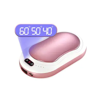 

6000mAh Rechargeable Power Bank Hand Warmer USB Charger Pocket Electric Heater Usb Temperature Display Charging Hand Warmer
