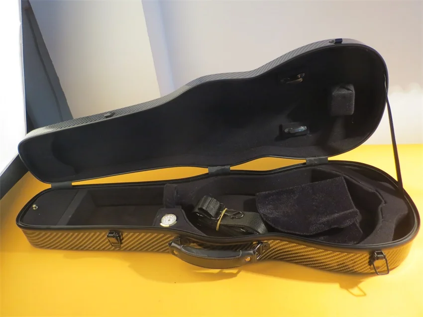 new Camber modle gray carbon fiber composite material violin case 4/4