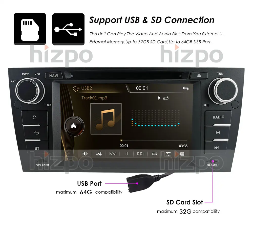 7 дюймовый автомобильный стерео DVD плеер навигация для BMW E90 с GPS Bluetooth DAB USB SD DTV SWC RDS