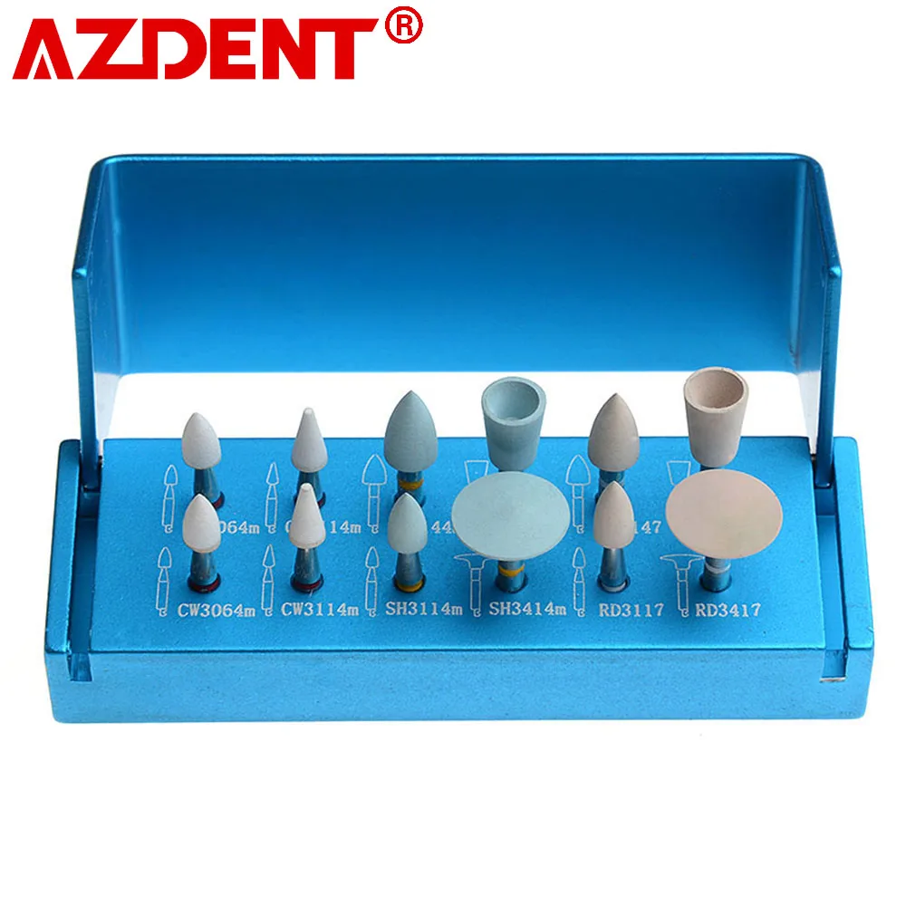 10pcs/Box Dental Zirconia Polishing Kit for Low Speed Contra Angle
