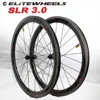 Elite 700C Carbon Wheelset A2 AERO Brake Surface Tubular Clincher Tubeless Carbon Road Bicycles Wheels For Cycling SLR 3.0  ► Photo 1/6