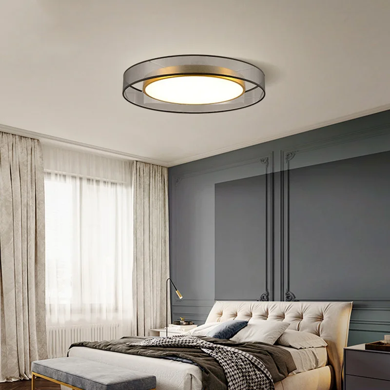 PROD 1005002530823347 LED Ceiling Light All Copper Modern Living Room
Light Nordic Simple Room Round Bedroom Decorative Light Ceiling Light