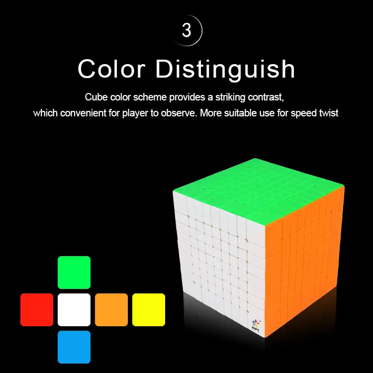 Yuxin маленький магический 9x9 9 слой кубик без наклеек Профессиональный Zhisheng CubePuzzle 9x9x9 Дети Cubo Magico подарок