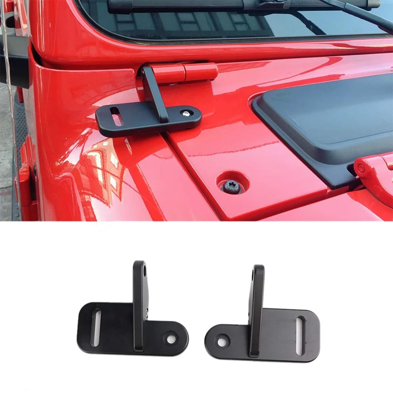 

A-Pillar Light Brackets Windshield Hood Mount Bracket Led Work Light Mounts Kit for Jeep Wrangler Jl 2018-2019 Car Accessories