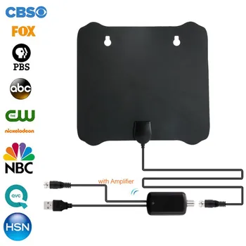 

Freeview Local Channels With Amplifier Signal Booster Coax Cable Newest Amplified HD Digital TV Antenna Long 80-100 Miles Range