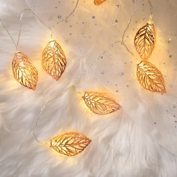 

1pcs LED Light Strings 1.5m10led/3m20led Star Leaf Shape Light String Banquet Wedding Birthday Home Decor Batteries USB Operated