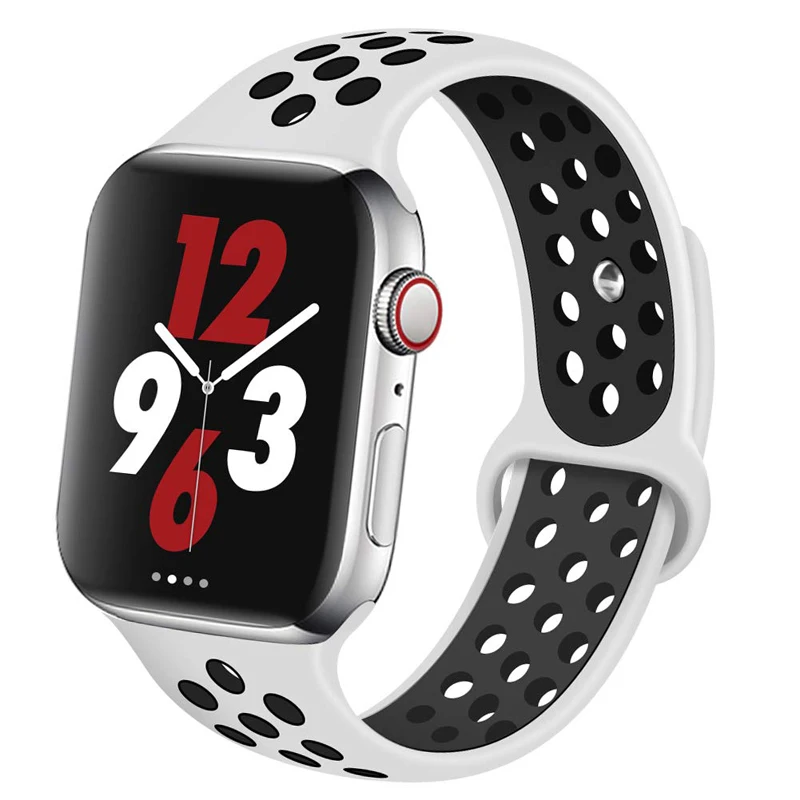 Ремешок для спортивных часов для apple watch band 42 мм/38 мм apple watch 4 3 2 band iwatch band 44 мм/40 мм браслет ремень часы аксессуары