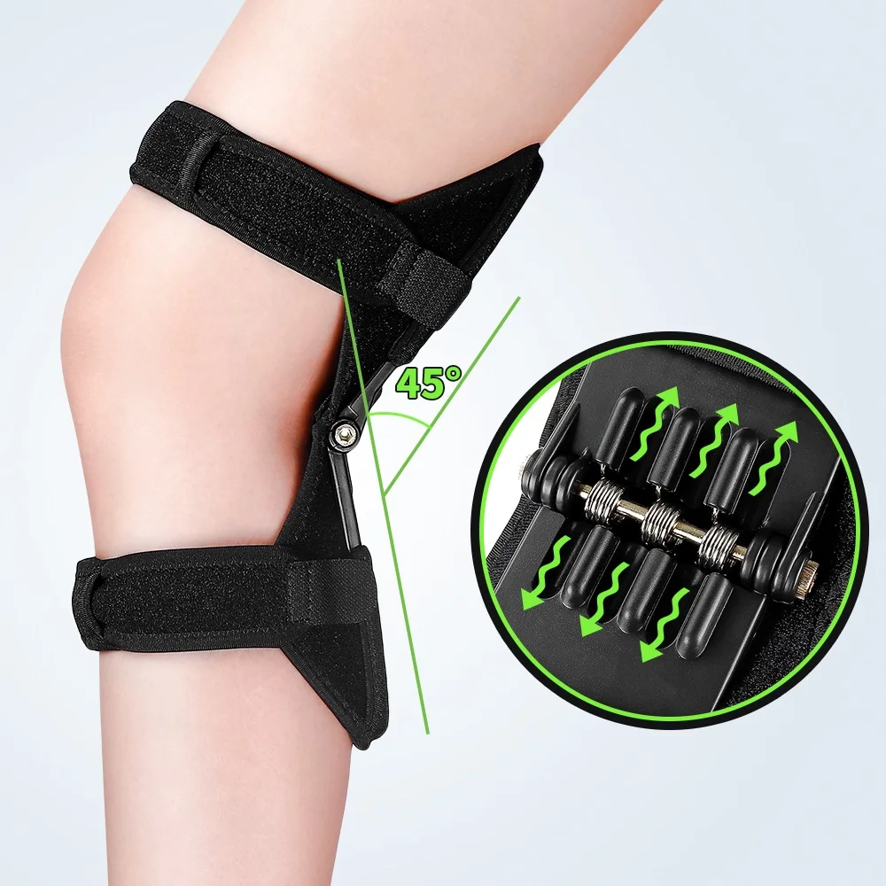  Joint Support Knee Pad Breathable Climbing Non-slip Lift Powerful Rebound Spring Force Stabilizer K