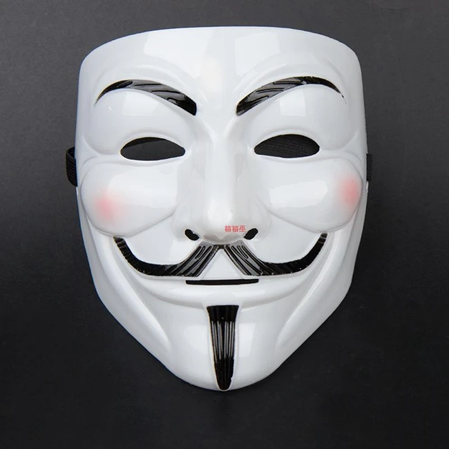400 шт./лот для команды V vendetta guy fawkes маскарад Хэллоуин Карнавальная маска