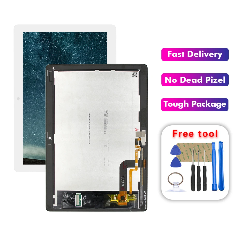 

For 10.1" Huawei Honor WaterPlay HDN-L09 HDN-W09 Lcd display Touch Screen Digitizer Assembly