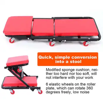

Folding Mechanic Car Creepers Convertible Stool Crawler Board for Garage Auto Repair Shop Auto Repair Lying
