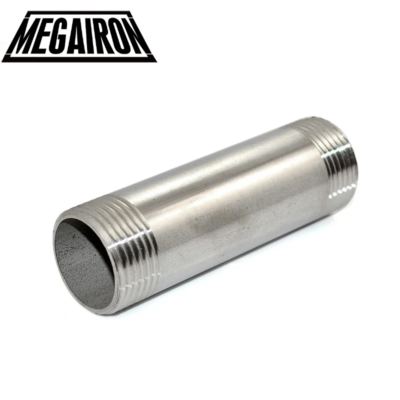 Megaron BSPT 1/2 &quot 2&quot Нержавеющая сталь SS304 штыревые резьбовые фитинги длина 100 мм|threaded