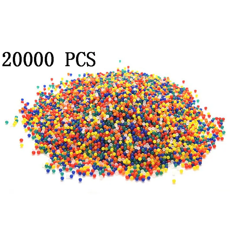 20000 PCS Colorful Crystal Gun Paint Ball Bullet Soft Water For Paintball Accessories Pistol |