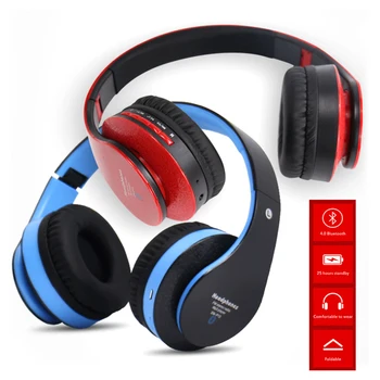 

Gaming Wireless Bluetooth Head-mounted Headset Binaural Stereo Music Sport Headphone High Capacity With Mic For Iphone Sumsang