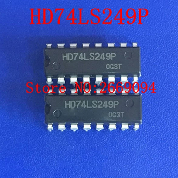 

10 шт./50 шт. Бесплатная доставка SN74LS249N 74LS249N HD74LS249P HD74LS249 74LS249 74LS249P DIP-16 Новинка