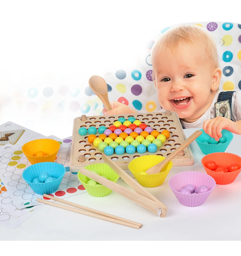 Деревянные игрушки, развивающие игрушки для детей, руки, тренировка, клипса, бусины, головоломка, доска, математическая игра, забавные детские игрушки, детские подарки