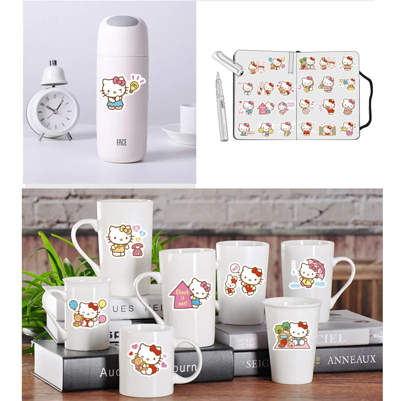 40 шт./компл. Милая Пижама Hello Kitty Пижамный костюм с небольшой мобильный телефон