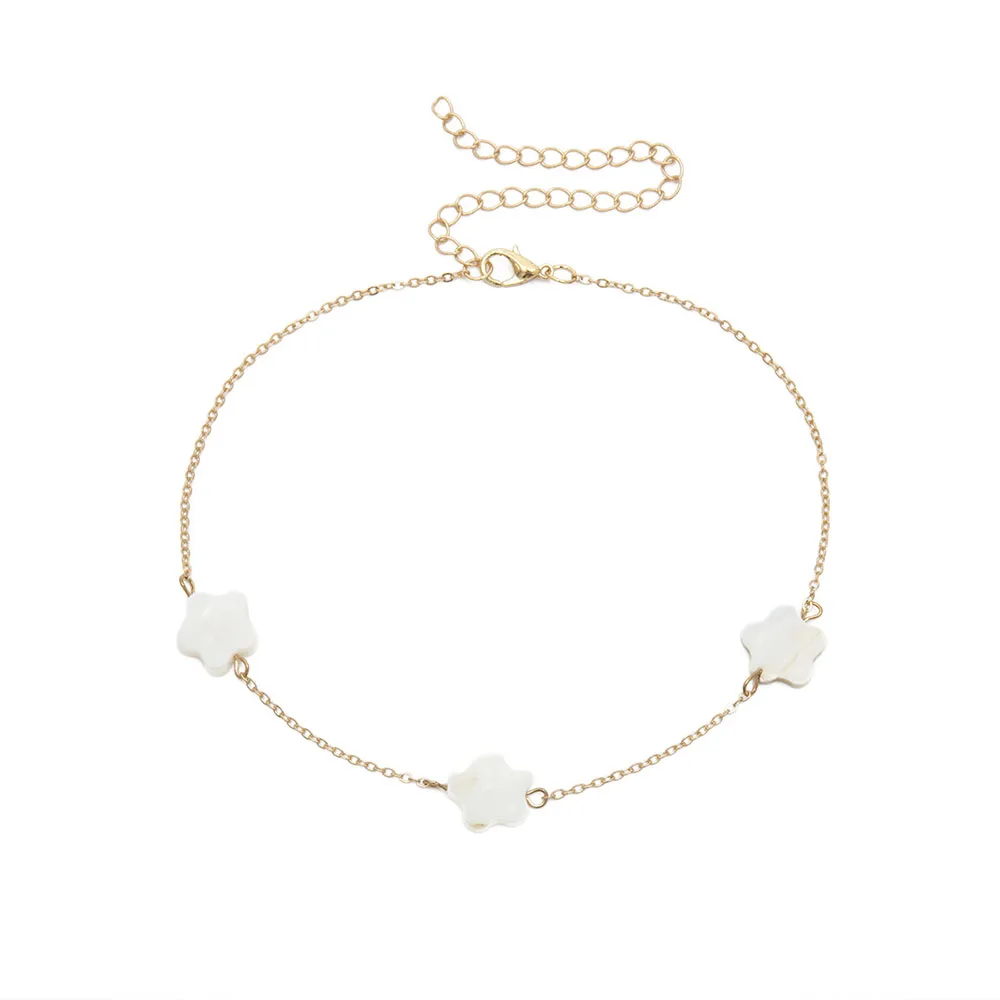 Fashion Multi-layer Bead Necklaces For Women Shell Pendant Heart Shaped Star Chain Necklace Jewelry Accessories