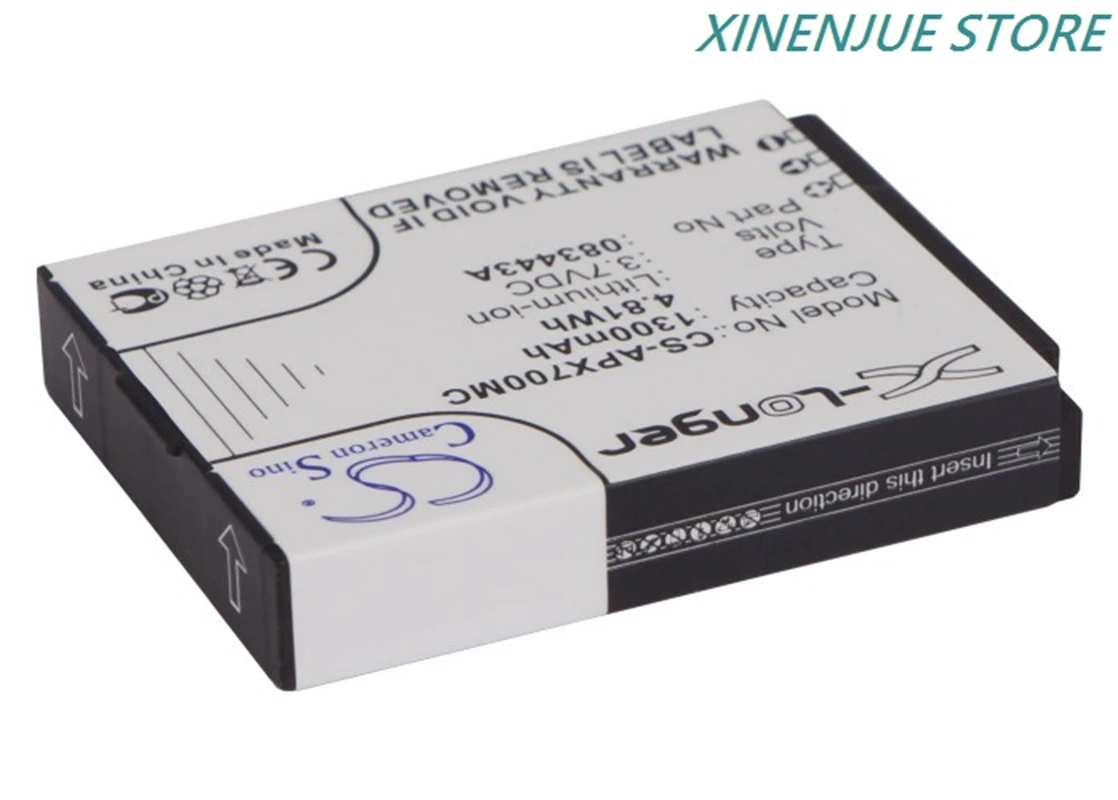 Batterie 1300mAh pour Actionpro X7 ISAW A1 A2 A3 - Caméra Action 360
