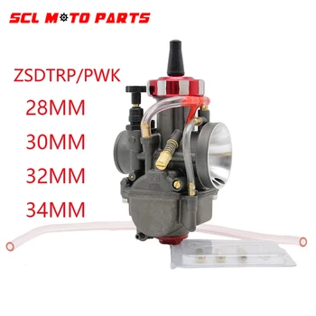 

ALconstar-Racing Motorcycle Carburetor Universal 4T Engine PWK 28 30 32 34mm For Keihin Modify Off Road Scooter UTV ATV