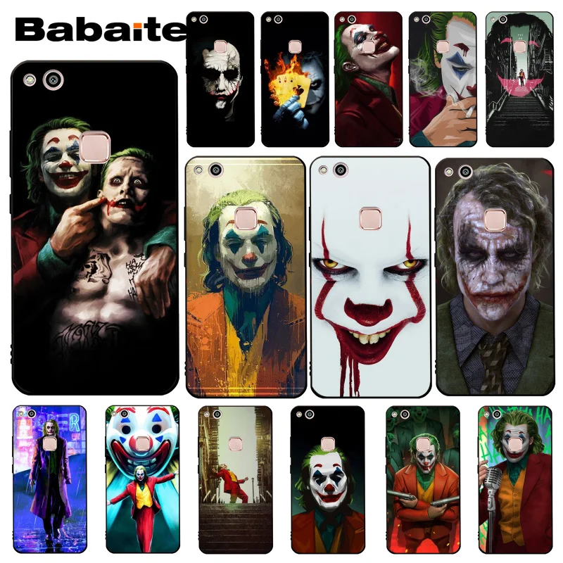 

Babaite Joker 2019 Joaquin Phoenix Clown Phone Case for Huawei Y5 II Y6 II Y5 Y6 Y7Prime Y9 2018 2019