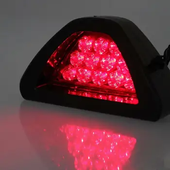 

Universal F1 Style Triangle 12 LED Car Rear Stop Tail Lamp Triangle Brake Light 12V Red High Quality And Brand New Brake Light