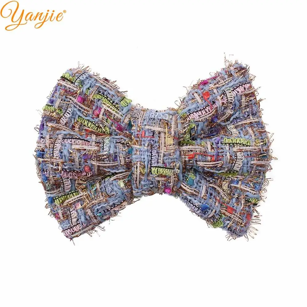 8pcs/lot 5" Liner Hair Bows Barrette Trendy Stylish Hair Clips For Women DIY Girls Hair Accessories New Arrival Accesorios Mujer