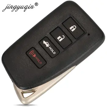 Jinyuqin 2/3/4 pulsante copertura Shell chiave auto remota per Lexus NX GS RX IS ES GX LX RC 200 250 350 LS 450H 300H sostituzione custodia chiave - Jinyuqin 2 3 4 pulsante copertura Shell chiave auto remota per Lexus NX GS RX