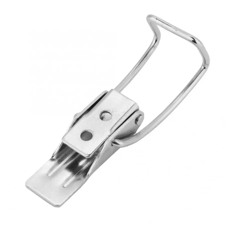 

2pcs Tool Box Latches Stainless Steel Hardware Cabinet Case Spring Loaded Latch Catch Toggle Hasp Wear Resistance And Durable