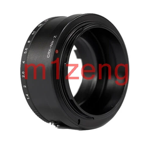 

CRX-NZ кольцо адаптера для линзы с креплением dotrex Crx к камере nikon Z z5 Z6 Z7 Z9 Z50 z6II z7II Z50II Z fc полная Рамка