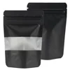 Reclosable Zip Lock Bags Kitchen Organizer Bags Stand Up Biscuits Pouches Eco Aluminum Foil Mylar Plastic Bags With Clear Window 2