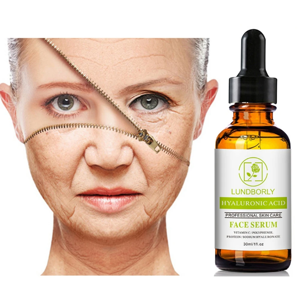 Hyaluronic Acid Essential Liquid Moisturizing Lighten Fine Lines Firming Skin Facial Hydrating Face Serum Face Care