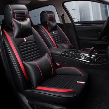 

Full Coverage Eco-leather auto seats covers PU Leather Car Seat Covers for vw jetta 4 6 mk5 mk6 vw tiguan mk2 vw touareg zotye t