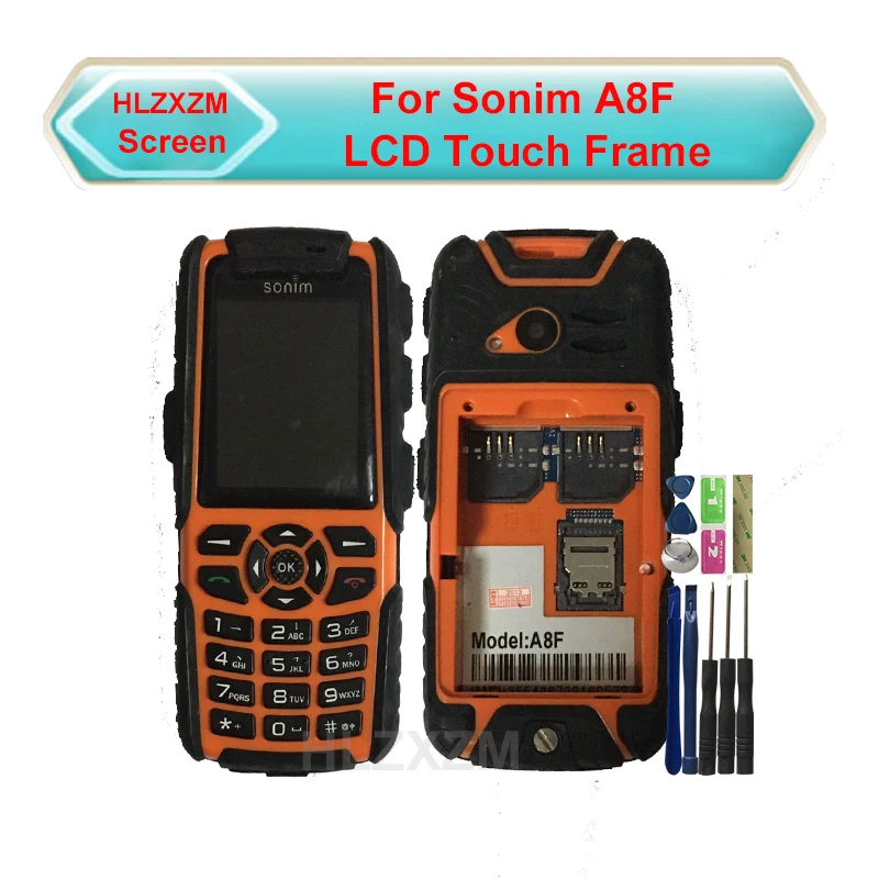 For Sonim A8F LCD Display With Touch Screen Frame Digiziter Assembly Sensor Replacement Tools | Мобильные телефоны и