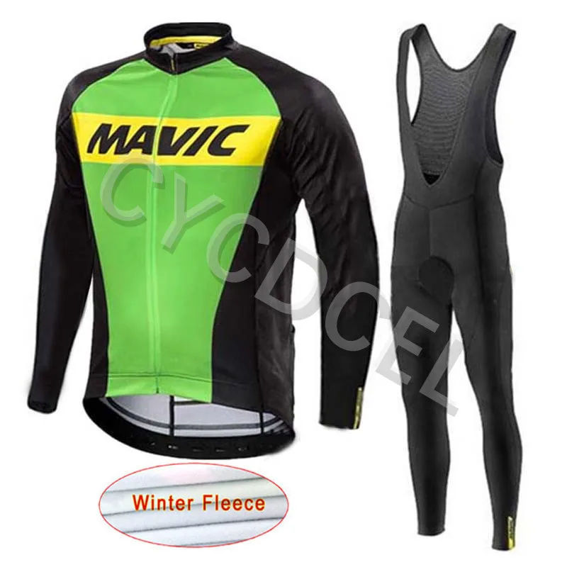 Cycling jersey 10 Mavic зимний термальный флисовый комплект трикотажных изделий для велоспорта, одежда для велоспорта, Майо Ropa Ciclismo Invierno, одежда для горного велосипеда - Цвет: Cycling jersey 10