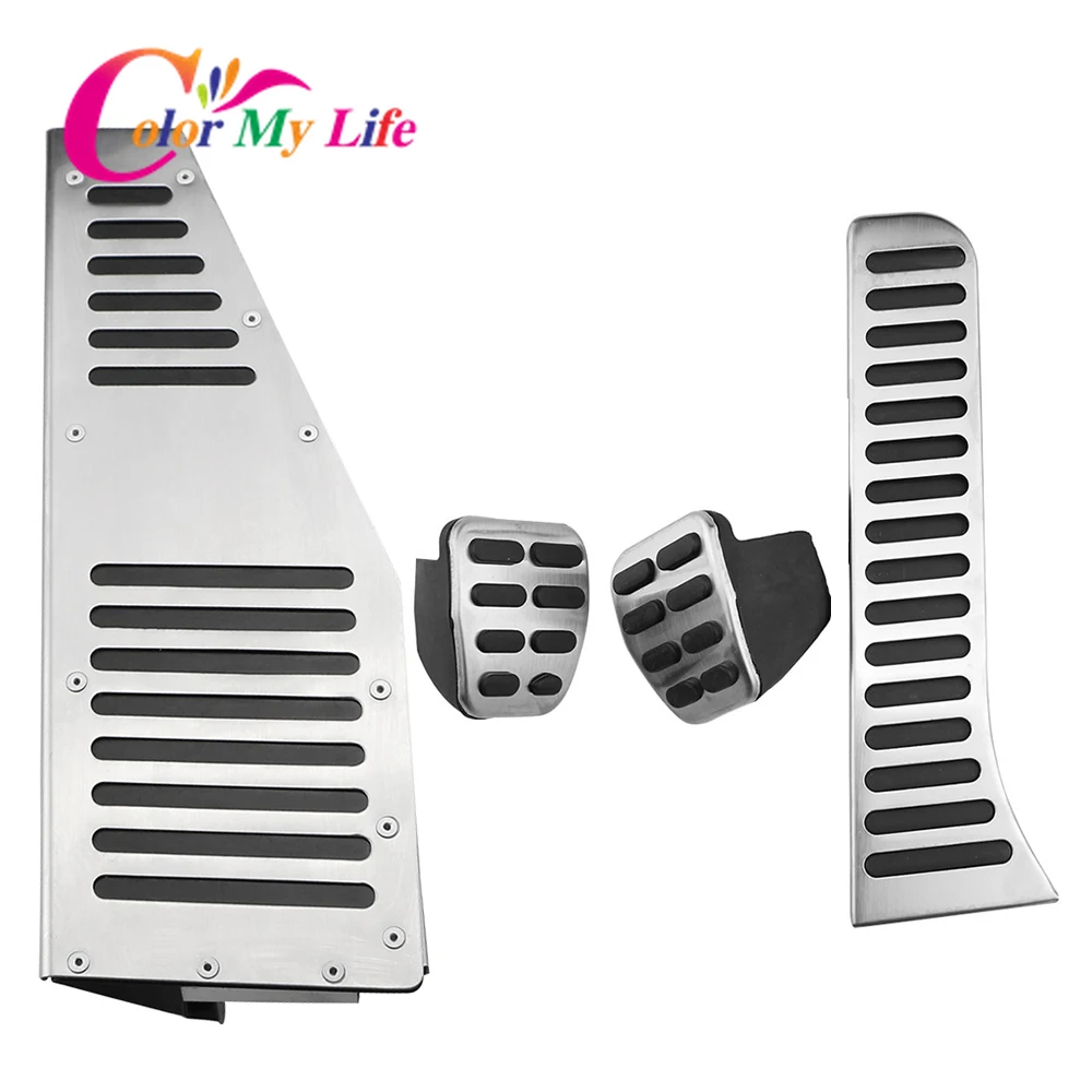 RHD Car Pedals Brake Accelerator Pedal Cover for VW Golf 6 Scirocco