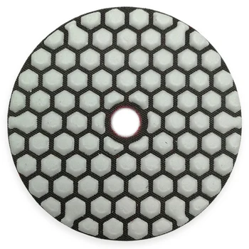 

6Pcs 4 Inch/100Mm Grit #400 Diamond Dry Polishing Pad Granite Marble Ceramic Flexible Sanding Disc Stone Polisher Disc