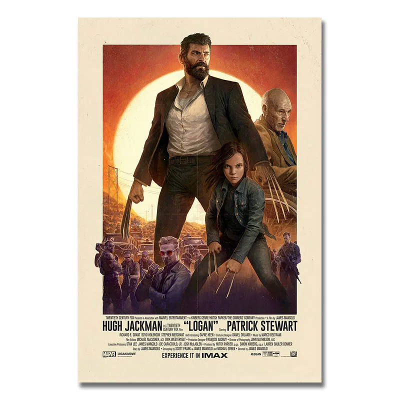 17 Logan Wolverine 3 X Men Movie Hq Silk Poster Or Canvas Pictures Home Decoration Great Gift Painting Calligraphy Aliexpress