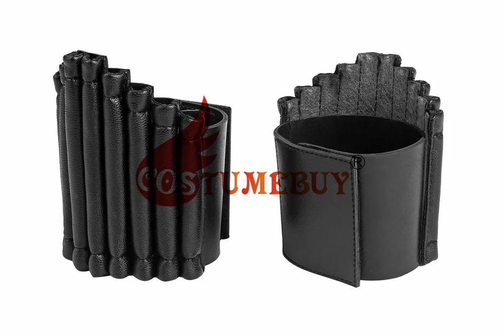 Only wrist bands CostumeBuy, черный костюм Наташи ромаофф, черный костюм для взрослых, Женский костюм супергероя, черная вдова, сексуальный комбинезон, костюм L920 - Цвет: Only wrist bands